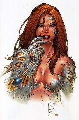   Represente : Witchblade, Sara Pezzini  Auteur : Marc Silvestri 4397x2911