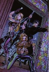   Represente : Abby, Sidney Savage, Natalia Kassle,Jhonny  Danger Girl - Collection : Semic Comics Auteur : Inconnue 1000x680