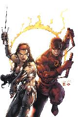   Represente : Daredevil, Elektra  Daredevil - Collection : Marvel Knights Auteur : - 1575x1050