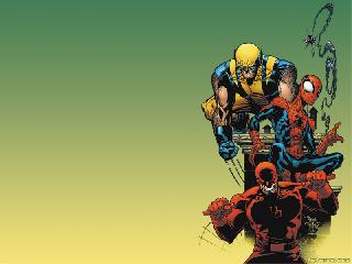   Represente : Daredevil, Spider-man, Wolverine, Logan, Serval  X-men - Collection : Extra Auteur : - 600x800