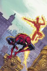   Represente : Spider-man, La Torche Humaine  Spider-man - Collection : Marvel Prestige Auteur : - 2394x1596