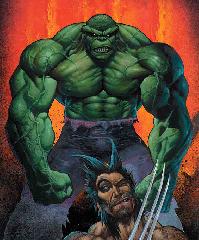   Represente : Hulk, Wolverine  Hulk Auteur : Inconnue 681x565