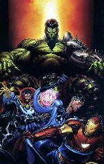   Represente : Hulk, Iron Man, Dr Strange, L'homme Elastique  Hulk - Collection : 100% Marvel Auteur : David Finch 2484x1577