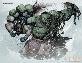   Represente : Hulk, Wolverine  Hulk Auteur : Inconnue 860x1118