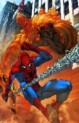   Represente : Spider-man, L'homme Sable  Spider-man - Collection : Marvel Graphic Novels Auteur : Mark Brooks 1936x1248