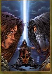   Represente : Witchblade, Sara Pezzini, Ian Nothingham, Darkness  Witchblade - Collection : Semic Comics Auteur : - 1789x1280