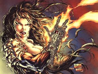   Represente : Witchblade, Sara Pezzini  Witchblade - Collection : Semic Comics Hors-série Auteur : - 506x666