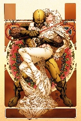   Represente : Wolverine & Emma Frost  Wolverine Auteur : Joe Quesada 1575x1050